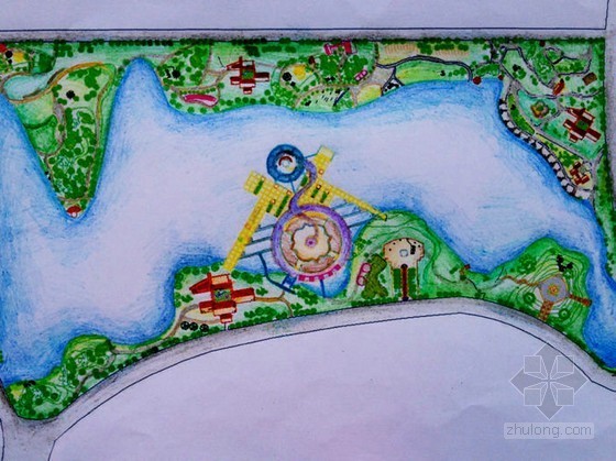 绿城百合花园规划图资料下载-[南宁]主题公园概念规划方案