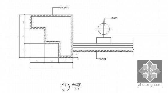 某高档花园小区入户大堂电梯间施工图-图5