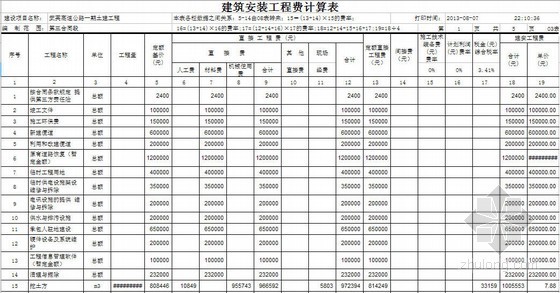 土建工程清单预算书实例资料下载-武英高速公路一期土建工程清单报价实例