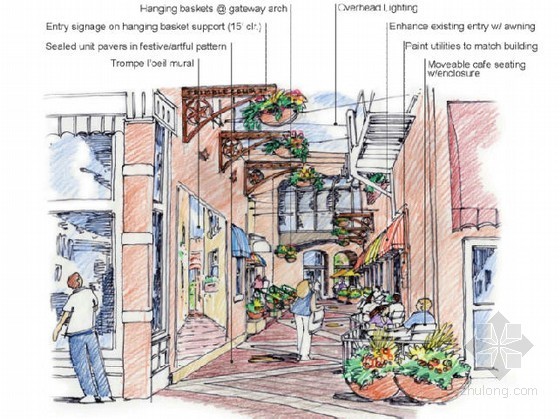 [美国]科罗拉多州某商业区街道景观概念设计方案- 