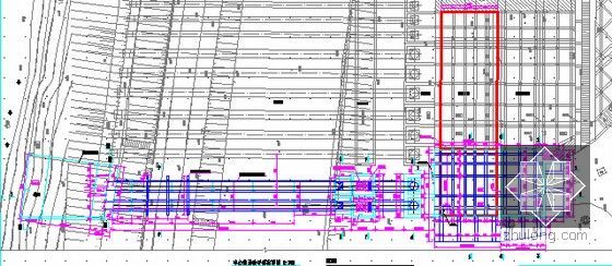 [湖南]双泵站建设项目工程量清单计价实例(附施工图纸)-中心泵站平面图