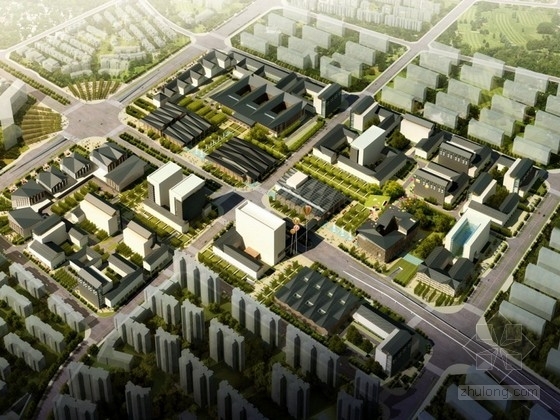 川西建筑立面资料下载-[四川]城市综合体规划及单体设计方案文本（知名大学）
