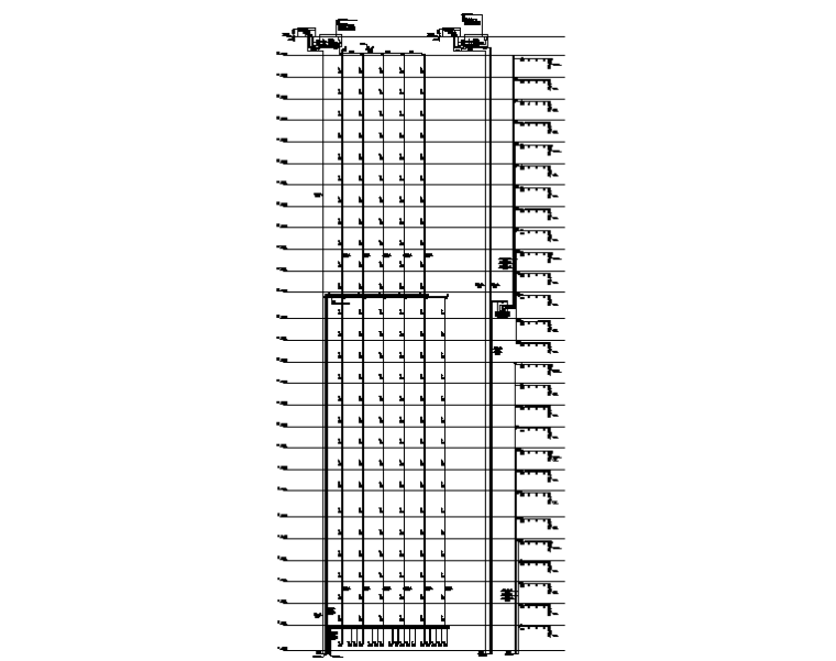 广东深圳五栋超高层产业研发楼给排水全套施工图-超高层产业研发楼消火栓系统图