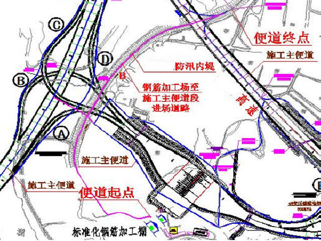 桥梁拼宽施工组织设计资料下载-岩溶发育江滩区含拼宽T梁连续箱梁钢箱梁互通工程实施性施工组织设计228页