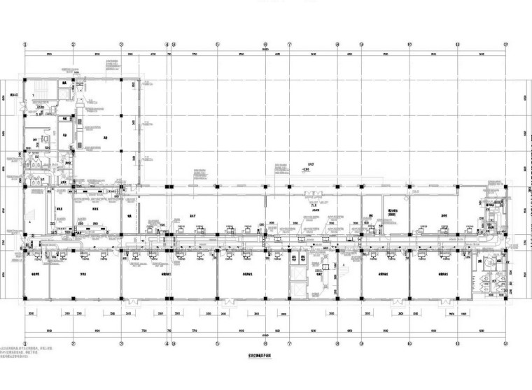 工业安装施工图资料下载-[江苏]工业厂区多层办公楼空调通风系统设计施工图（机房设计）