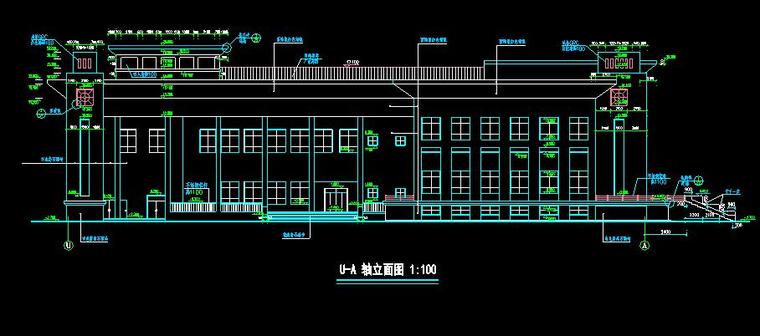 大学礼堂建筑施工图