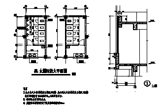 [江苏]某中学综合实验楼建筑施工图-某中学综合实验楼建筑施工图