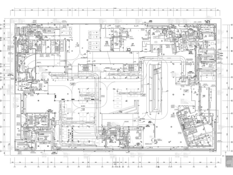 水冷螺杆式机资料下载-[广东]超高层商办综合中心暖通空调全系统设计施工图（人防设计）