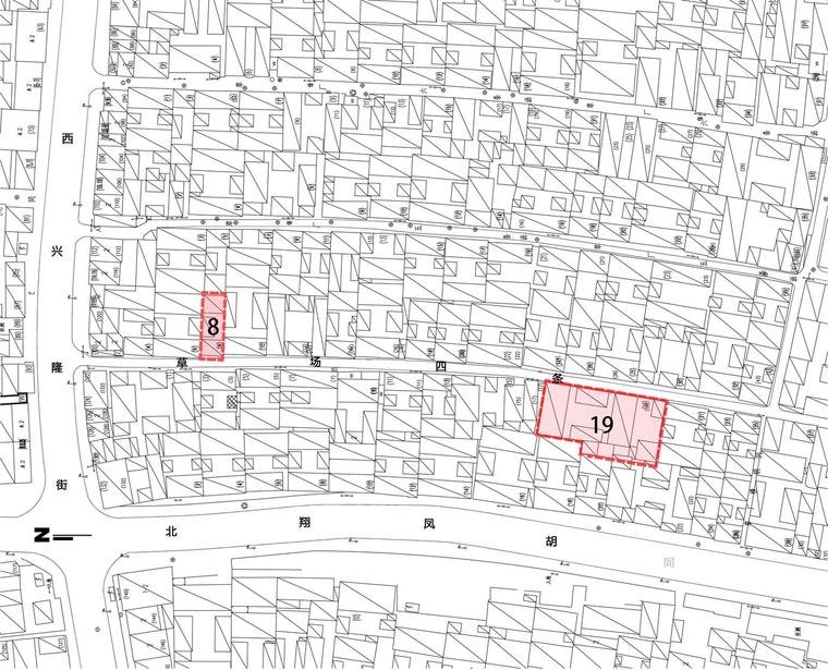 北京前门住宅区改造平面图 (5)