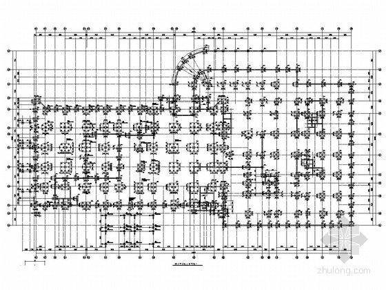 人防地下室车道图纸资料下载-框架结构地下一层地下室结构施工图