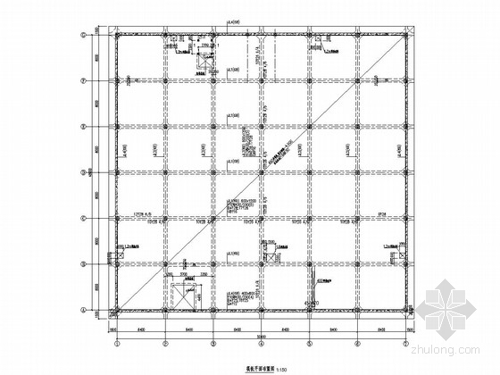 研究所景观施工图资料下载-五层框架结构知名研究所封装研制楼结构施工图
