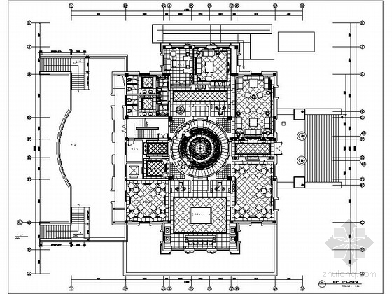 施工图内部审核资料下载-[浙江]高品质学区房售楼处设计CAD施工图（含效果）
