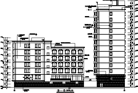3层酒店框架建筑施工图资料下载-高层框架结构宾馆建筑全套施工图