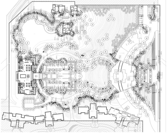 [江西]低碳高端居住区景观设计全套施工图（赠PDF施工图）-灌木配置图