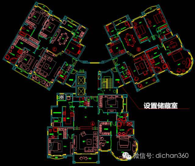 最牛一梯三户是这样布局的，值得所有人学习_20