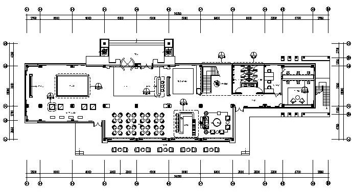 [山东]青岛-中州半岛城邦售楼处全套施工图及实景照片-一层平面图-Layout1