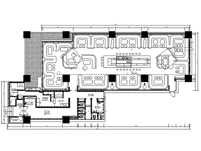 主题网咖装修效果图资料下载-时尚主题酒吧室内装饰施工图（含效果图）