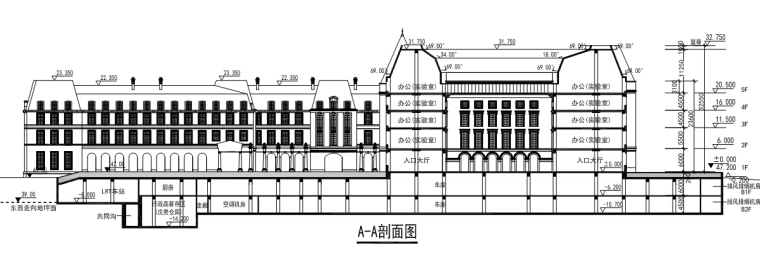 [广东]欧洲经典风格某知名电商总部规划设计方案文本+CAD-欧洲经典风格某知名电商总部规划设计方案