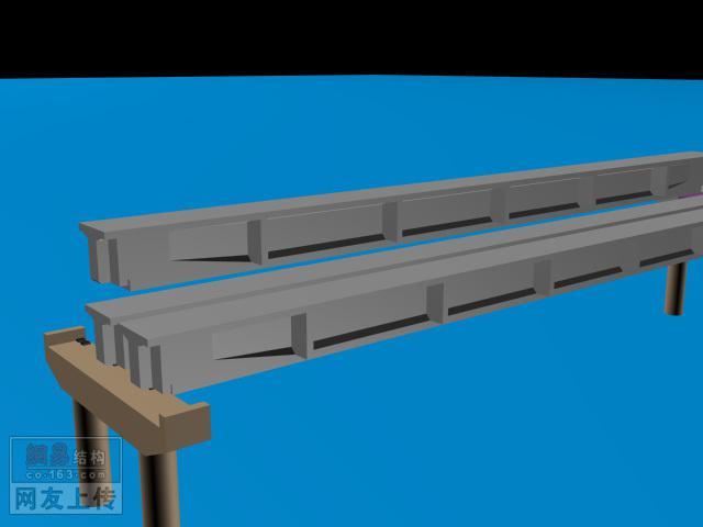 桥梁三维模型图之简支T梁施工过程（86页，大量附图）-边梁吊装