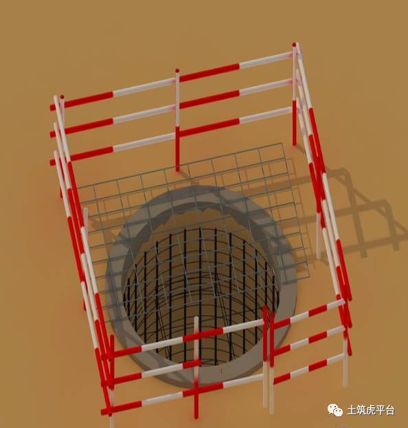 桩孔钢平台资料下载-详解超深人工挖孔桩施工方法