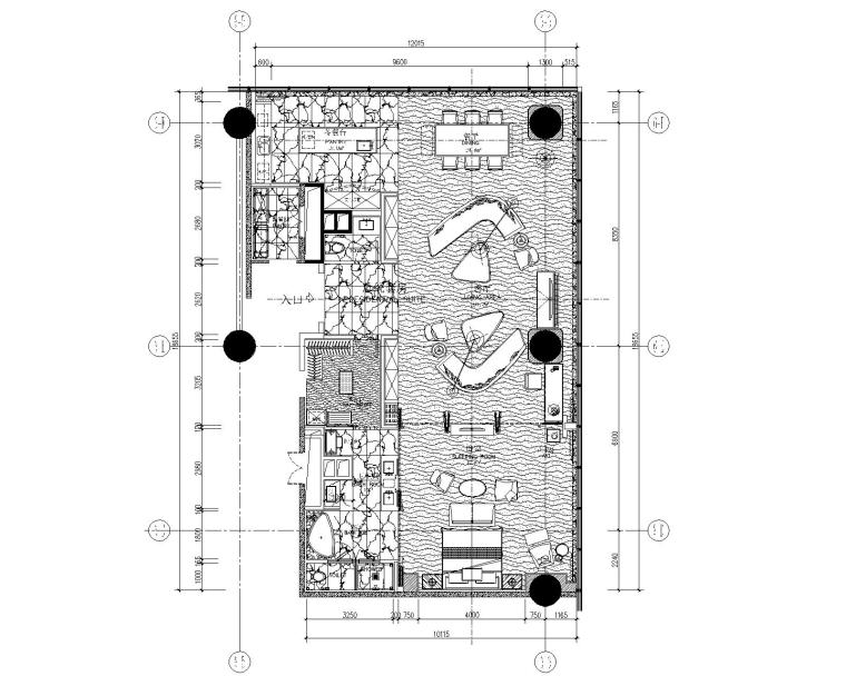 6层酒店方案概念设计资料下载-[湖南]CCD-株洲大汉希尔顿酒店行政客房层竣工图+设计方案