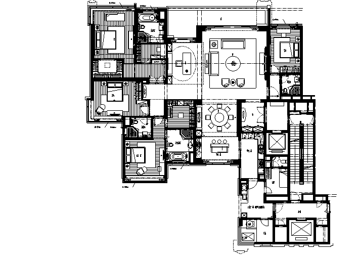 琶洲规划图资料下载-[广东]琶洲城中村天悦户型样板间施工图（附实景图）