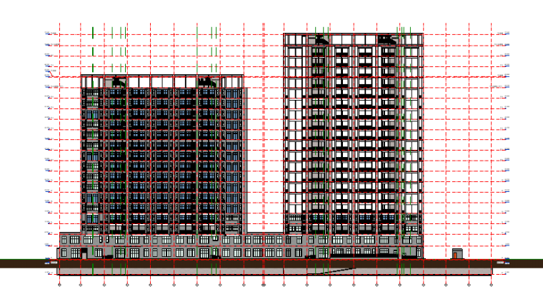 BIM模型-revit模型-住宅小区模型_3