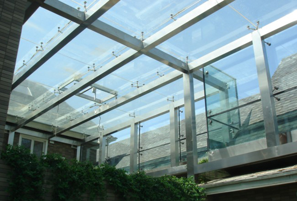 采光差的空间设计资料下载-穹型玻璃采光顶、长连廊玻璃顶采光顶、双坡采光顶工程设计说明