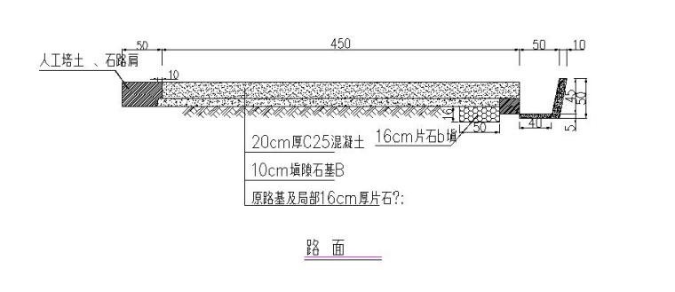 [重庆]农村公路通村通畅工程预算书（图纸+清单+招标文件）-路面