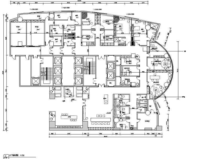 135平米小户型装修资料下载-[新疆]现代风1300平米整形美容医院空间装修施工图（附效果图)
