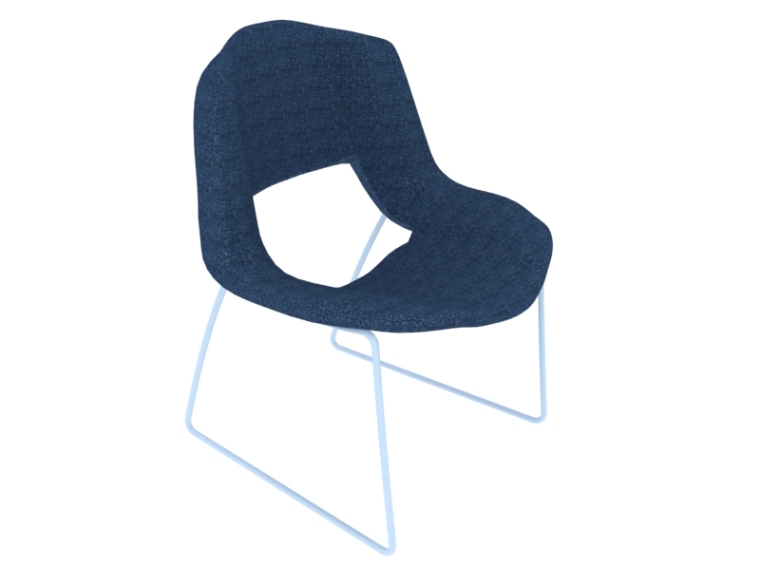 个性台灯3D模型资料下载-个性时尚椅子3D模型下载