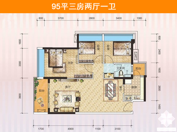 园洲汇园国际户型图_5