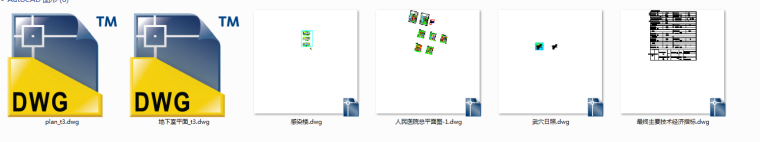 [武汉]某市第一人民医院新院区方案文本（CAD+视频+估算+效果图）-cad缩览图