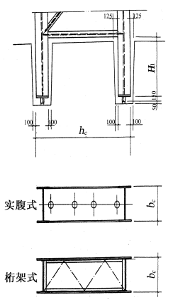 钢结构工程案例分析（三）-插入式柱脚-双肢柱基础杯口及柱横隔