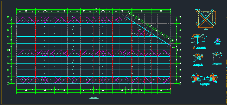生产车间钢结构施工图纸_3