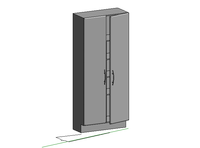 revit建族操作资料下载-bim族库-revit族文件-柜子