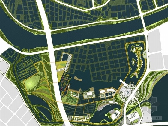 景区步道设计方案CAD资料下载-[佛山]生态自然旅游景区景观规划设计方案(含CAD总图)