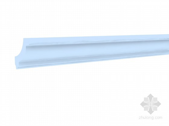 装饰角线CAD资料下载-顶部阳角线3D模型下载
