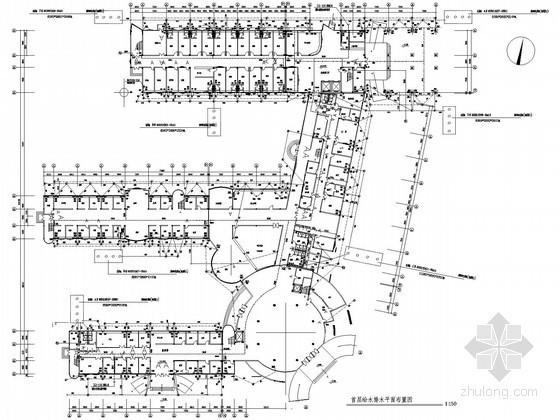 综合楼给排水全套图纸资料下载-医院综合楼给排水图纸