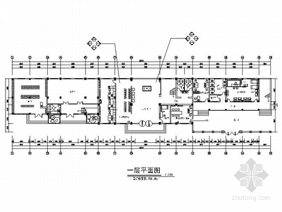 服务中心电气施工图资料下载-[重庆]现代风格乡镇公共服务中心装修施工图