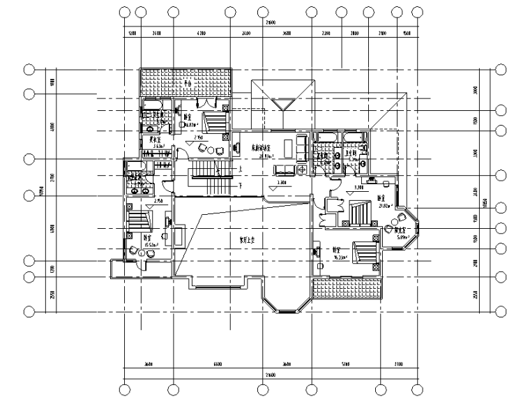 130平方单层别墅图纸资料下载-两层502平方米独栋别墅室内设计CAD图纸及SU模型