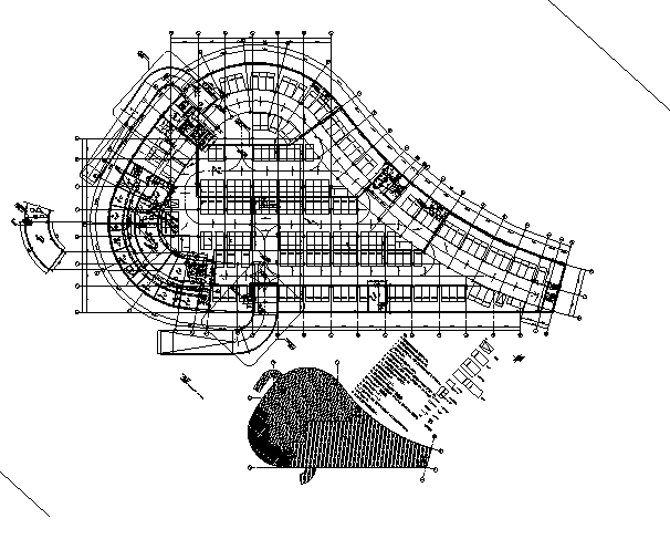 [福建]五层框架结构现代风格办公楼建筑施工图-五层框架结构现代风格办公楼建筑施工图