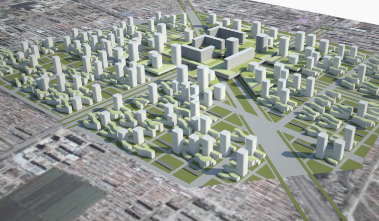多层建筑规划方案文本资料下载-[河北]廊坊生态智能城市建筑规划方案文本