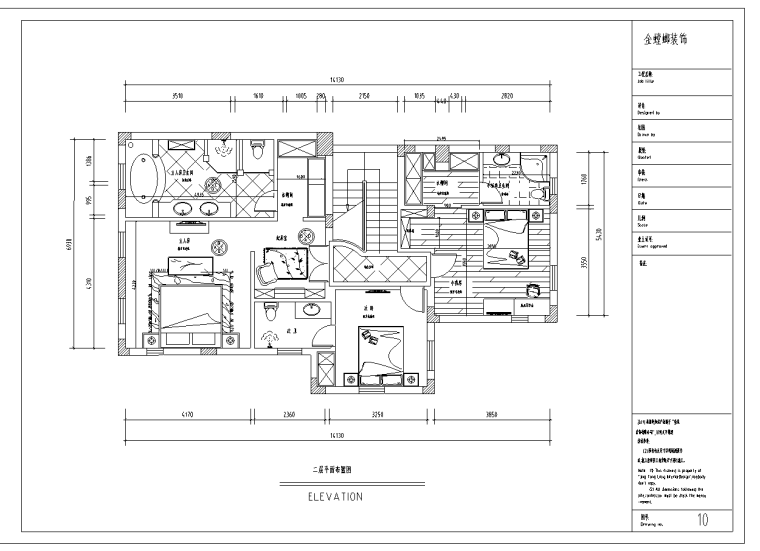 室内装饰别墅水电施工图资料下载-蓝湖郡别墅是室内装饰施工图（含施工图JPG）