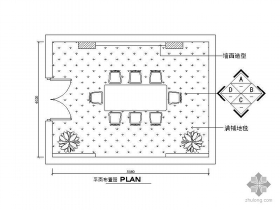 风情餐厅CAD设计图资料下载-12个餐厅包间设计图