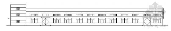 农村三层民房建筑图纸资料下载-某三层车间厂房建筑方案图