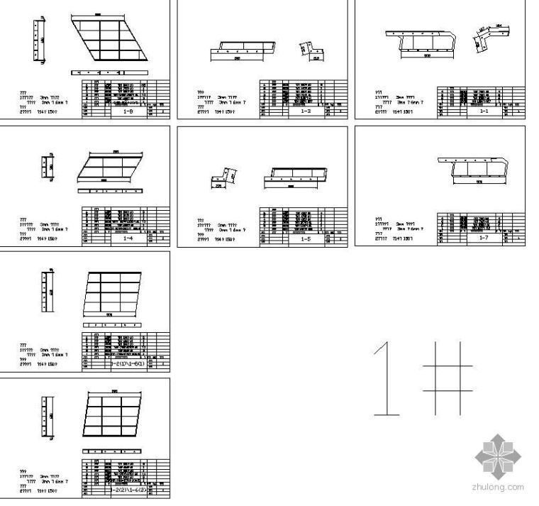 32箱梁模板图纸资料下载-箱梁模板制作详图