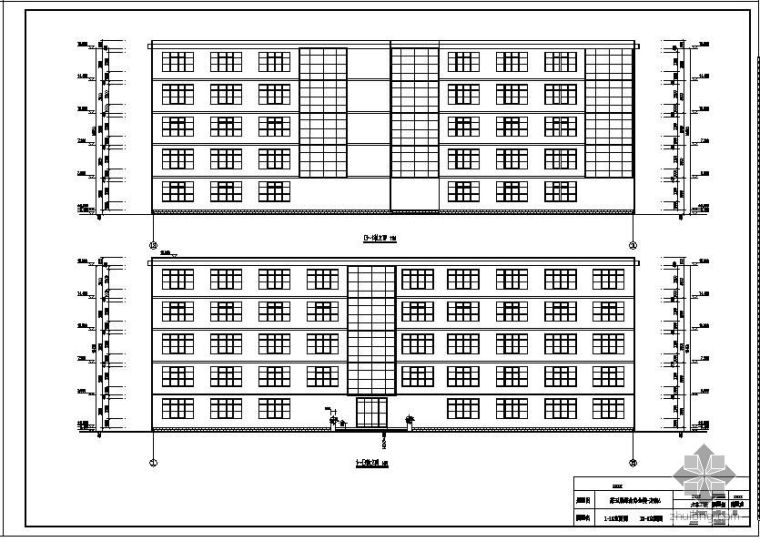 5层办公楼建筑结构资料下载-[学士]某5层框架混凝土综合办公楼建筑结构设计图