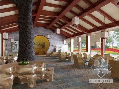 茶馆设计概念方案资料下载-休闲茶馆