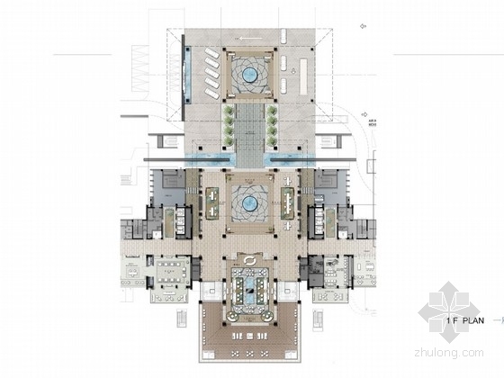 SPA度假酒店设计资料下载-[三亚]滨海风景区精致闲适典雅五星级度假酒店设计方案